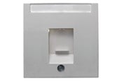 Afbrydermateriel - Berker Afdækning euro med støvlåg for 1x modular jack s/b (hvid) - 11701909