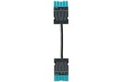 Kabler, ledninger, afdækning og brandsikring - Wieland Gst18i5 kabel han/hun hf cpr: eca 1,5mm2 blå l=4m - 92.257.4060.9