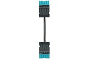 Kabler, ledninger, afdækning og brandsikring - Wieland Gst18i5 kabel han/hun hf cpr: eca 1,5mm2 blå l=3m - 92.257.3060.9