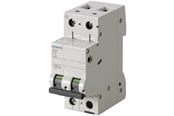 Komponenter til tavler og kasser - Siemens Automatsikring 6ka 1p+n c 2a 5sl6502-7 - 5SL6502-7