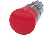 Trykknapper og signalenheder - Siemens Nødstop paddehatte trykknap, 22 mm, rund, metal, skinnende, rød, 40 mm 3su1050-1hb20-0aa0 - 3SU1050-1HB20-0AA0