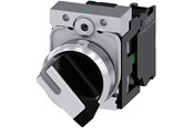 Trykknapper og signalenheder - Siemens Omskifter sort, hvid, o-i, låsende, aktuator vinkel 90 grader 3su1150-2bf60-1ba0 - 3SU1150-2BF60-1BA0