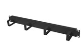 Rack skabe - BKT ELEKTRONIK Kabelmanagement metal 19 1u sort - 11140592.3