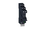 Komponenter til tavler og kasser - Schneider Electric Zelio rsb stikbensrelæ i sokkel med diode og skilt, 2 c/o kontakter på 8a og 12vdc forsyning - RSB2A080JDPV