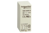 Komponenter til tavler og kasser - Schneider Electric Stikbensrelæ 2c/o 8a 12vdc - RSB2A080JD