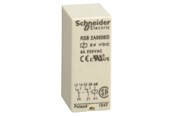 Komponenter til tavler og kasser - Schneider Electric Stikbensrelæ 2c/o 8a 24vdc - RSB2A080BD