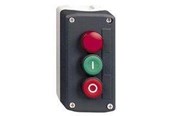 Trykknapper og signalenheder - Schneider Electric Trykknapbox 2/tryk+led rød 230v - XALD363M