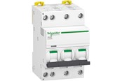 Komponenter til tavler og kasser - Schneider Electric Acti9 ic40n automatsikring 3p + n, 10a, c-karakteristik - A9P54710