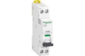 Komponenter til tavler og kasser - Schneider Electric Acti9 automatsikring, 1p + n, 16a, 230v 6/10 ka, c-karakteristik, enkelt terminal, bredde 18 mm. - A9P54616