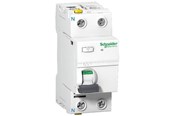 Komponenter til tavler og kasser - Schneider Electric Acti9 hpfi-afbryder iid, 2p 40a 30ma, kl. a, med dobbelt terminal, 36 mm - A9Z21240