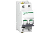 Komponenter til tavler og kasser - Schneider Electric Acti9 automatsikring ic60h, 2p 16a c, med dobbelt terminal, 36 mm - A9F07216