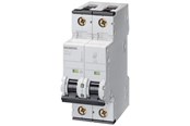 Komponenter til tavler og kasser - Siemens Automatsikring 10ka 2p c 4a 5sy4204-7 - 5SY4204-7