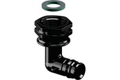 Pex-systemer - Uponor q&e vinkel 90° med omløber ppsu sort 16 mm x 12 - 1038037