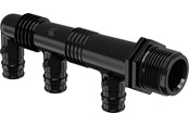 Pex-systemer - Uponor q&e fordelerrør ppsu sort 3 x 16 mm - 1008715