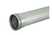Afløb - Wavin Wafix pp afløbsrør med muffe 110 x 1500 mm grå - 1430408