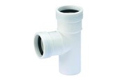 Afløb - Wavin Wafix pp grenrør 88,5° ø50 x ø50 mm hvid - 1440412