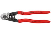 Håndværktøj - KNIPEX Stålwiresaks smedet betrukket med kunststof 190 mm - 95 61 190