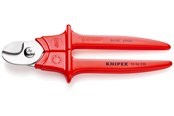 Håndværktøj - KNIPEX Kabelsaks isoleret, sprøjtet med kunststof, vde-godkendt 230 mm - 95 06 230