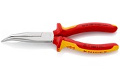 Håndværktøj - KNIPEX Fladrundtang med skær forkromet 200 mm - 26 26 200