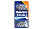 Barbergrej - Gillette Sensor3 Engangsskrabere 4 Stk. - 7702018490240