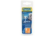 Tape & lim - Rapid Blindnitter Alu. Ø4x12 HP Alu 50stk+Bor Box - 37502