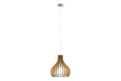 Lamper - EGLO TINDORI pendel, ahorn/satin - 96258