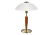 Lamper - EGLO SOLO 1 bordlampe, hvid/bronze - 87256