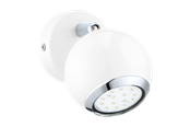 Lamper - EGLO BIMEDA væglampe, hvid/krom - 31001