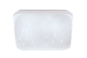 Lamper - EGLO FRANIA-S væg/loftlampe LED 7,4 W 3000K, hvid - 75472