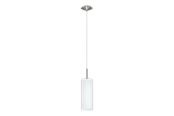 Lamper - EGLO TROY 3 pendel, hvid/børstet stål - 85977