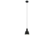 Lamper - EGLO PRIDDY pendel, sort/hvid - 49464