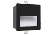 Lamper - EGLO ARACENA udendørs indbygningsspot, LED 3,7W, Sort - 99574