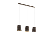Lamper - EGLO SEGEZIA langbordspendel, mokka/guld - 99438