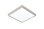 Lamper - EGLO FUEVA 5 plafond 285x285 mm, 3000K, børstet stål - 99242