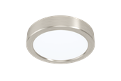 Lamper - EGLO FUEVA 5 plafond Ø160 mm, 4000K, børstet stål - 99228