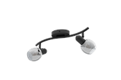 Lamper - EGLO POLLICA spotskinne 2L, sort - 98625