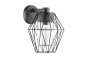 Lamper - EGLO CANOVE udendørs væglampe, sort - 97226