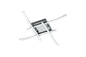 Lamper - EGLO VALMORA loftlampe LED 4x5W, krom - 96327