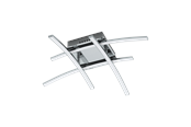 Lamper - EGLO NEVADO loftlampe, hvid/krom - 96305