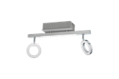 Lamper - EGLO CARDILLIO 1 spot LED, alu/krom - 96179