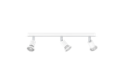 Lamper - EGLO SARRIA spotskinne 3L, 3000K, hvid/krom - 94961