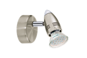 Lamper - EGLO MAGNUM LED spot, børstet stål - 92641