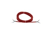 Kabler, ledninger, afdækning og brandsikring - EGLO LEDning tekstil 5 meter rød - 67109