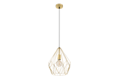 Lamper - EGLO CARLTON pendel, guld - 49933