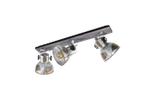 Lamper - EGLO BARNSTAPLE 3-spotskinne, brun-patina - 49652