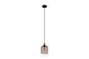 Lamper - EGLO CHISLE pendel, sort/amber - 43527