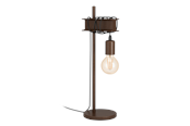 Lamper - EGLO TOWNSHEND 4 bordlampe, antikbrun - 43525