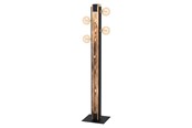 Lamper - EGLO LAYHAM gulvlampe, brun/sort - 43471