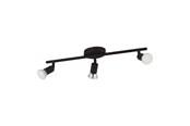 Lamper - EGLO BUZZ LED spotskinne 3L, sort - 32431