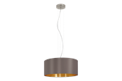 Lamper - EGLO MASERLO pendel Ø530 mm, cappuccino, guld - 31608